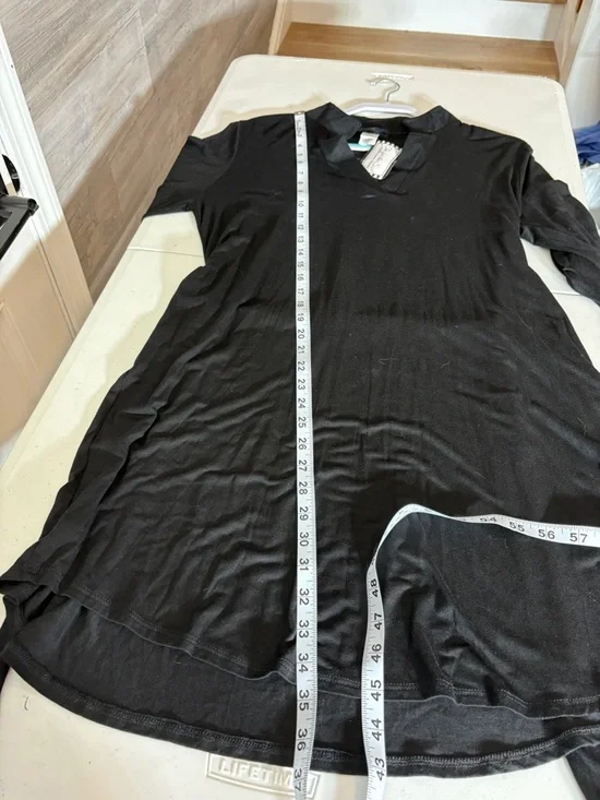 HEIMISH USA Black V-Neck Belted Mini Dress 1306 - Picture 10 of 10